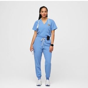 Figs Ceil Blue Tall Zamora Jogger Scrub Pants